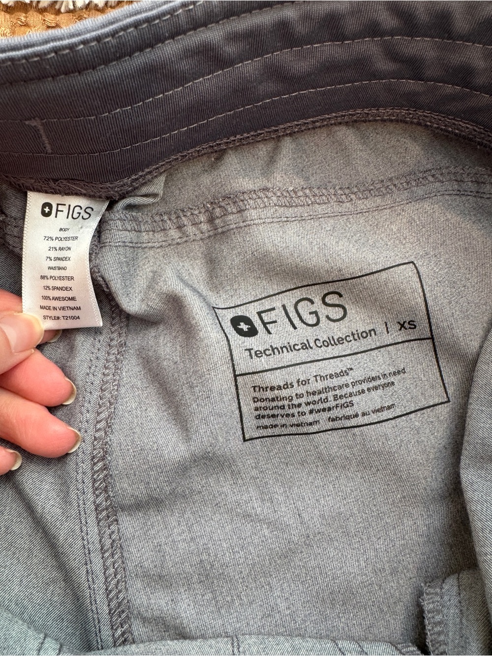 Figs Kade Cargo Scrub Pants Graphite XS - Picture 4 of 5